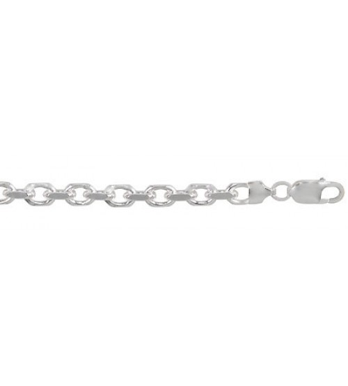 5.2mm Cable Chain, 8" - 24" Length, Sterling Silver